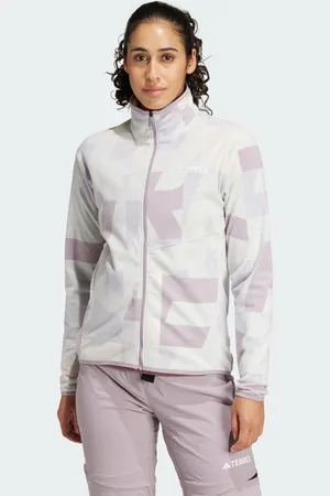 adidas Terrex Multi Printed Full-Zip Fleece Jakke