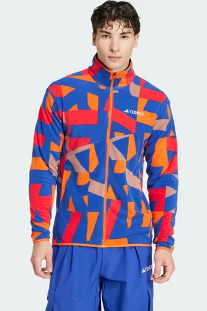 adidas Terrex Multi Printed Full-Zip Fleece Jakke