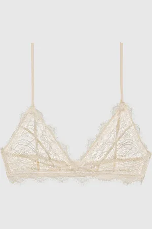 ANINE BING Lace Bra With Trim in