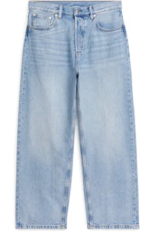 ARKET Herre Vide bukser - Mist Wide-Fit Jeans - Blue