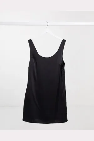 Unique 21 Satin scoop neck mini dress in