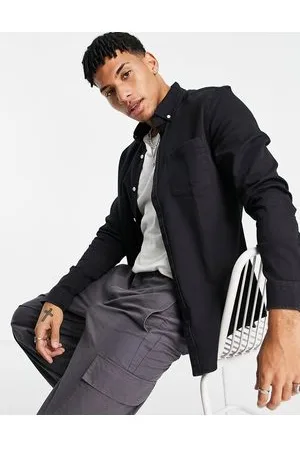 ASOS Stretch slim denim shirt in