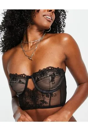 ASOS Dia Embroidered strapless corset in