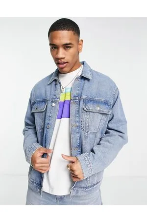 Topman Oversized denim jacket in