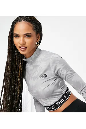 The North Face Perf cropped long sleeve t-shirt in tie dye Exclusive at ASOS