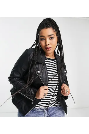 ONLY Faux leather biker jacket in