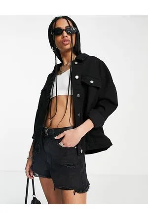 ONLY Oversized denim jacket in