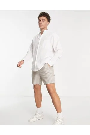 ASOS 90s oversized linen shirt in