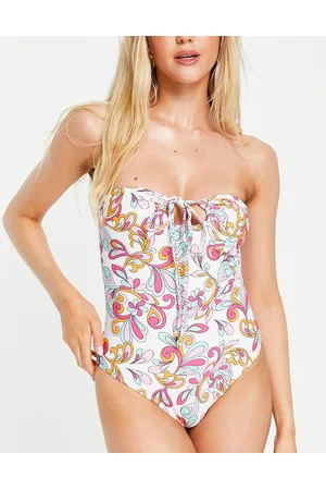 New Look Swimsuit in abstract floral