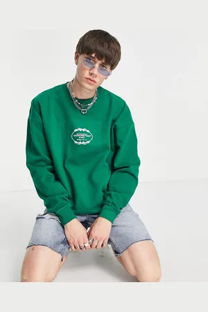 Good For Nothing Co-ord oversized sweatshirt in forest