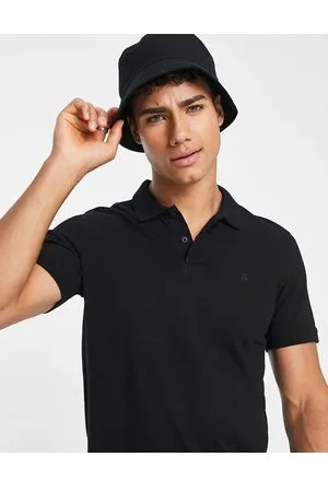 JACK & JONES Essentials slim fit pique logo polo in