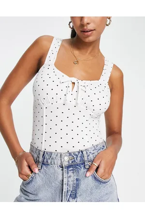 Miss Selfridge Spot print bodysuit