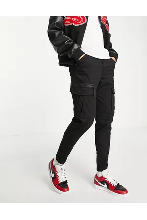 JACK & JONES Tapered cargo trousers in