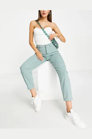 FAE High waisted mom jean in peppermint