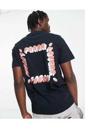 Farah Vere back print cotton t-shirt in