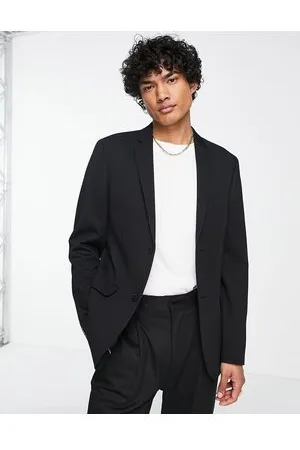 Topman Skinny jersey blazer in