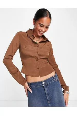Heartbreak Crinkle fitted shirt co-ord in