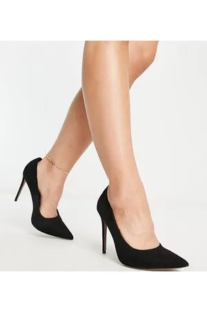 ASOS Wide Fit Penza pointed high heeled court shoes in