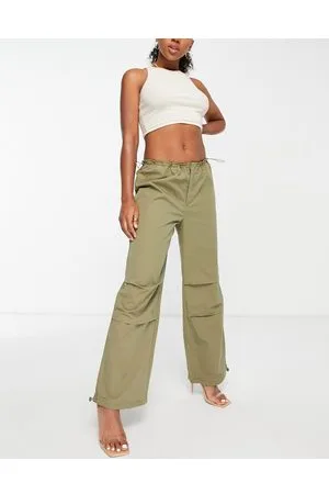 I saw it first Low rise oversized cargos in khaki