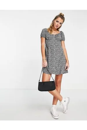 Brave Soul Fenix a-line mini dress in floral