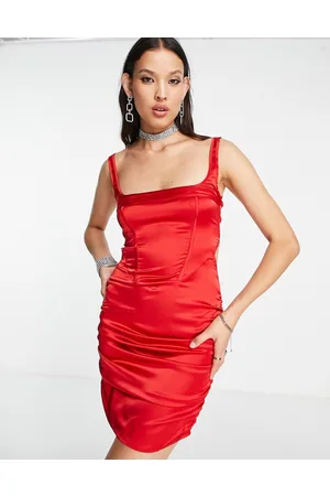 Public Desire Corset mini dress with cut out in