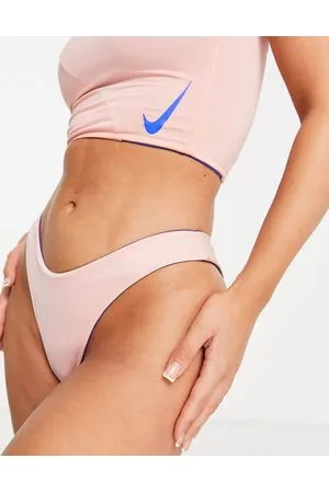 Nike Sling cheeky bikini bottom in light