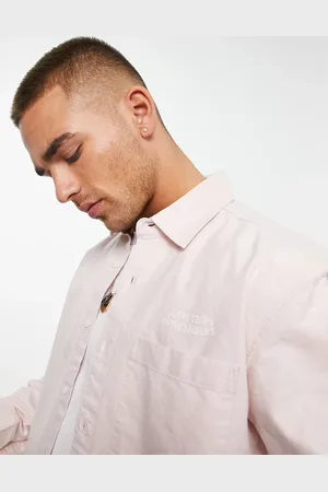 Pull&Bear Smart long sleeve oxford shirt in
