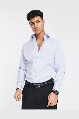 River Island Long sleeve smart work shirt in