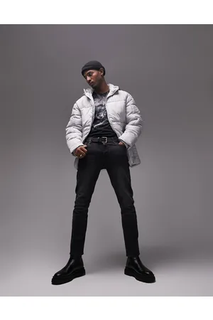 Topman Square quilted puffer in