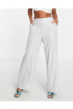 The Frolic Glitter lurex suit trouser co-ord in