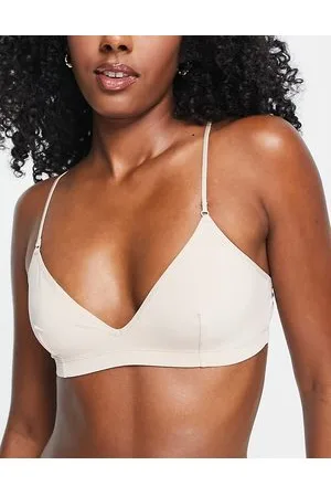 Weekday Triangle bra in beige