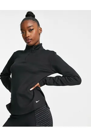 Nike One Therma-FIT standard long sleeve half zip in