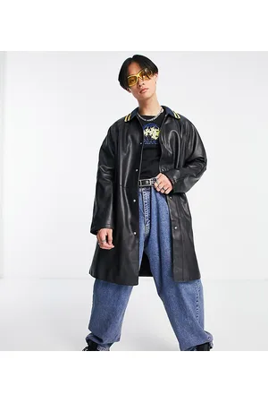 COLLUSION Faux leather jacket in