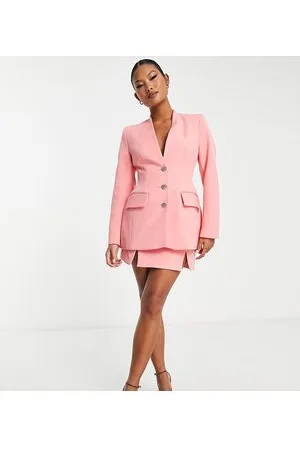 River Island Co-ord slim three button blazer in
