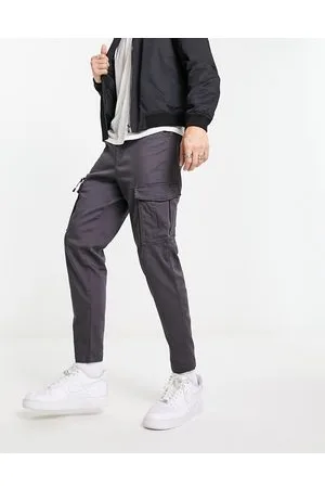 JACK & JONES Intelligence tapered cargo trouser in dark