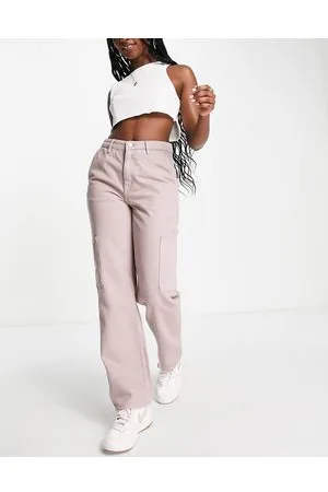 Monki Workwear jeans in dusty