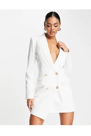 Unique 21 Double breasted asymetric blazer dress in