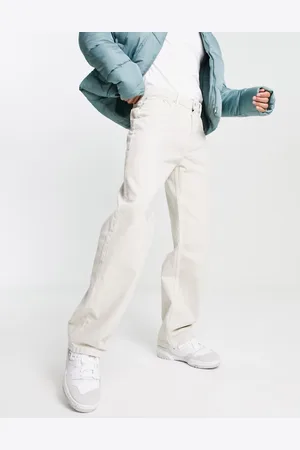 Pull&Bear Loose fit jeans in beige