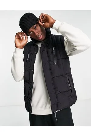 River Island Padded nylon gilet in