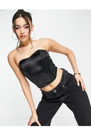 Something New Satin corset top in