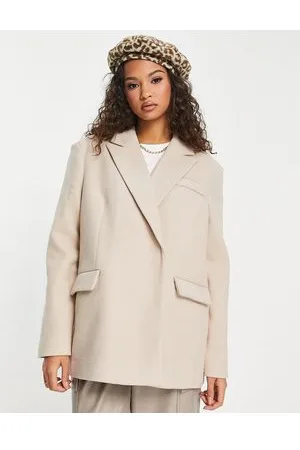 VERO MODA Formal chuck on blazer in cream