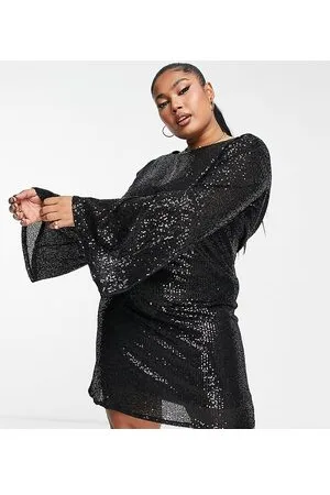 River Island Cowl back sequin mini dress in