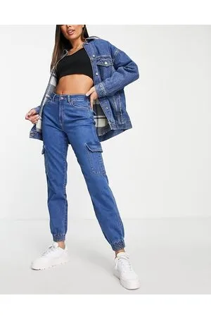 Urban classics Utility jeans in mid wash