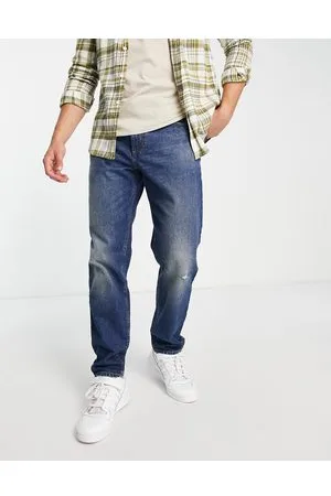 ASOS Tapered jeans in tinted dark wash