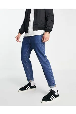ASOS Stretch tapered jeans in dark wash
