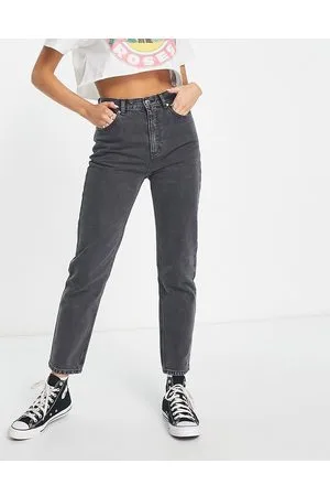 Pull&Bear High waisted mom jean in washed