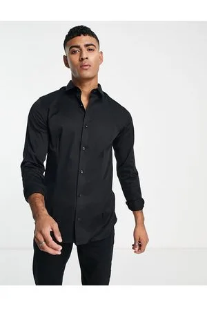 JACK & JONES Premium super slim fit stretch smart shirt in