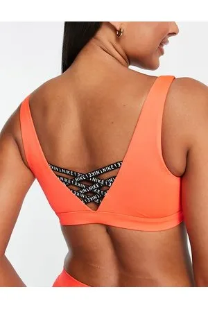 Nike Sneakerkini scoop neck bikini top in