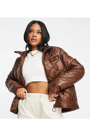 Fila Onion quilted puffer jacket with logo in