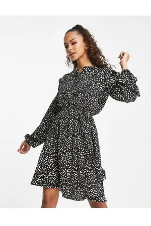 JDY Sofia frill shirt dress in
